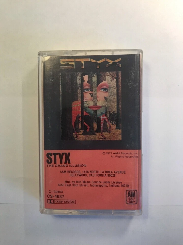 Styx The Grand Illusion 1977  Cassette Tape Rock A & M Records - Image 1 of 1