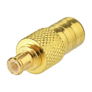 MCX Plug to SMB Plug(Female pin) Connector Adapter For Car DAB Radio Antenna - Picture 1 of 3
