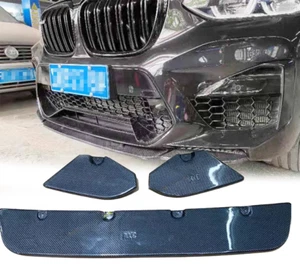 Fibra de carbono para BMW X3M X4M Competition F97 F98 19-21 parachoques delantero divisor de labios - Imagen 1 de 7