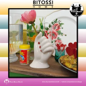 Vaso ceramica mano BITOSSI HOME FUNKY TABLE LA TAVOLA SCOMPOSTA - Picture 1 of 4