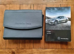 MERCEDES C-CLASS W205 (2014 - 2018) Owners Manual / Handbook + Case / Wallet #2 - Picture 1 of 5