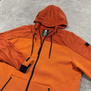 Under Armour Swacket Jacket Mens 2XL Orange Full Zip Hooded Athletic Outdoor - Picture 1 of 14
