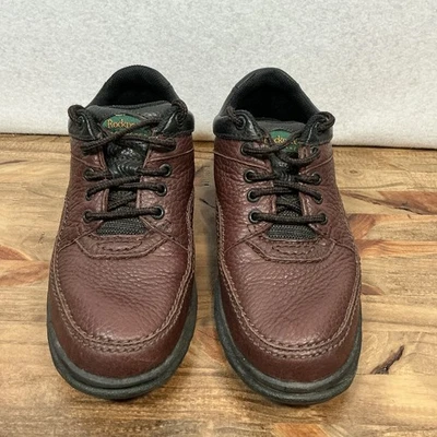 Rockport Shoes Womens 6.5 M. World Tour Classic Oxford WWT11 Brown Leather - Image 1 of 4