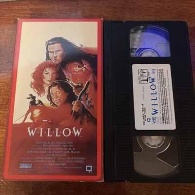 Vintage Original Willow (VHS Columbia 1988) Val Kilmer Buy 2 Get 1 Free - Image 1 of 2
