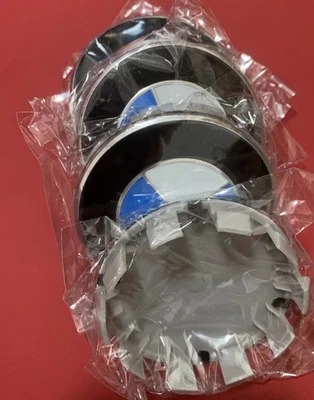 Tapas emblema central rueda 4 piezas para BMW Sport 68 mm Foto 1 de 2