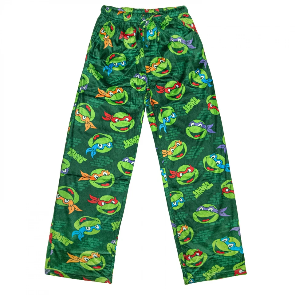Pantalones de dormir Teenage Mutant Ninja Turtles collage verdes Foto 1 de 1