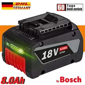 8,0Ah Akku für Bosch 18V Professional GBA GSR GSB BAT618 BAT609 BAT620 Akku DE - Bild 1 von 19