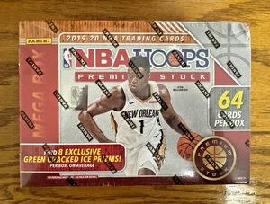 2019-20 Panini NBA Hoops Premium Stock Mega Box! Green Ice Prizms! New, Sealed! - Picture 1 of 6