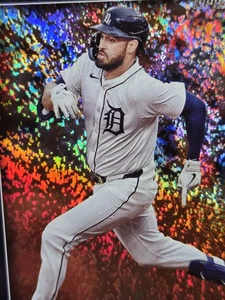 2025 Topps Serie Uno #332 - Riley Greene Naranja Holo Lámina/25 - Imagen 1 de 4