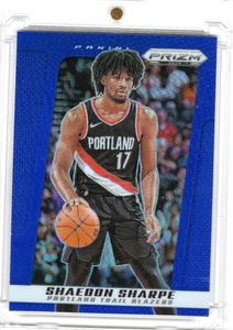 2024-25 Panini Prizm Blue Shaedon Sharpe /149 Portland Trailblazers - Bild 1 von 2