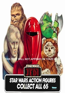 STAR WARS COLLECT ALL 65 BRAND NEW A5 POSTER ADVERT DISPLAY PALITOY KENNER - Picture 1 of 18