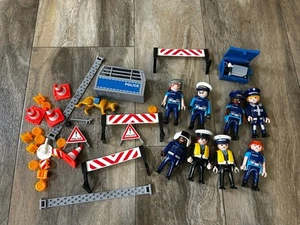 Playmobil Polizei Rettungsfigur Figuren riesiges Konvolut Polizeihund Hundekäfig Verkehr - Bild 1 von 6