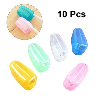  10 Pcs Toothbrush Cap for Family Head Cover Dustproof Protective Holder - Image 1 of 4