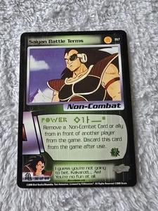 DBZ Dragon Ball Z Saiyan Battle Terms 197 CCG Unlimited Saiyan Saga MP - Picture 1 of 5