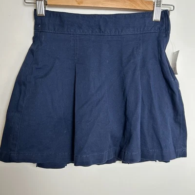 Pantalón corto Gap Kids niña talla 8 azul marino nuevo con etiquetas nuevo uniforme de regreso a la escuela azul marino plisado Foto 1 de 4