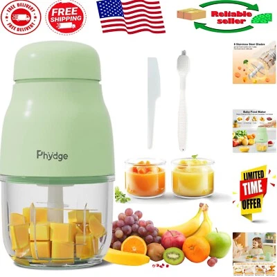 Устройство для приготовления детского питания Green — процессор для пюре с 8 лезвиями для здорового питания - Изображение 1 из 4