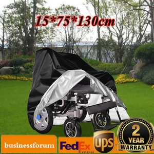 Electric Wheelchair Dust Cover 210d Manual Folding Wheelchair Cover Waterproof - Picture 1 of 9