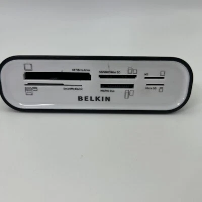 Belkin Universal Flashcard Media Reader - USB 2.0 - F4U003-WHT L20-33 - Image 1 of 4