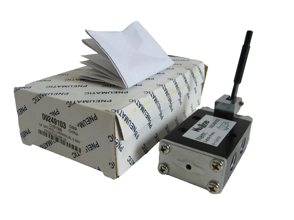 NUEVA PALANCA VÁLVULA AIRE NULINE 09249103 3 VÍAS 2 POSICIONES 0-150PSI Foto 1 de 3