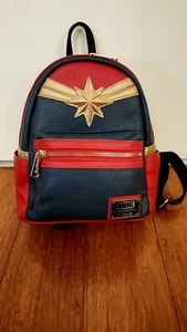 Loungefly Disney Marvel Captain Marvel Mini Backpack - Picture 1 of 5