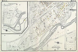 1910 TORONTO CANADA WESTON & ETOBICOKE TOWNSHIP OAK ST TO ARNOLD ST ATLAS MAP - Picture 1 of 2
