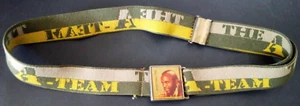 VTG 1983 MR T BELT BUCKLE A TEAM ELASTIC BELT RARE RV SHOW y - Picture 1 of 3