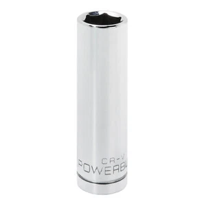 Powerbuilt 1/2 Inch Drive x 15 MM 6 Point Deep Socket - 642209 - Picture 1 of 5