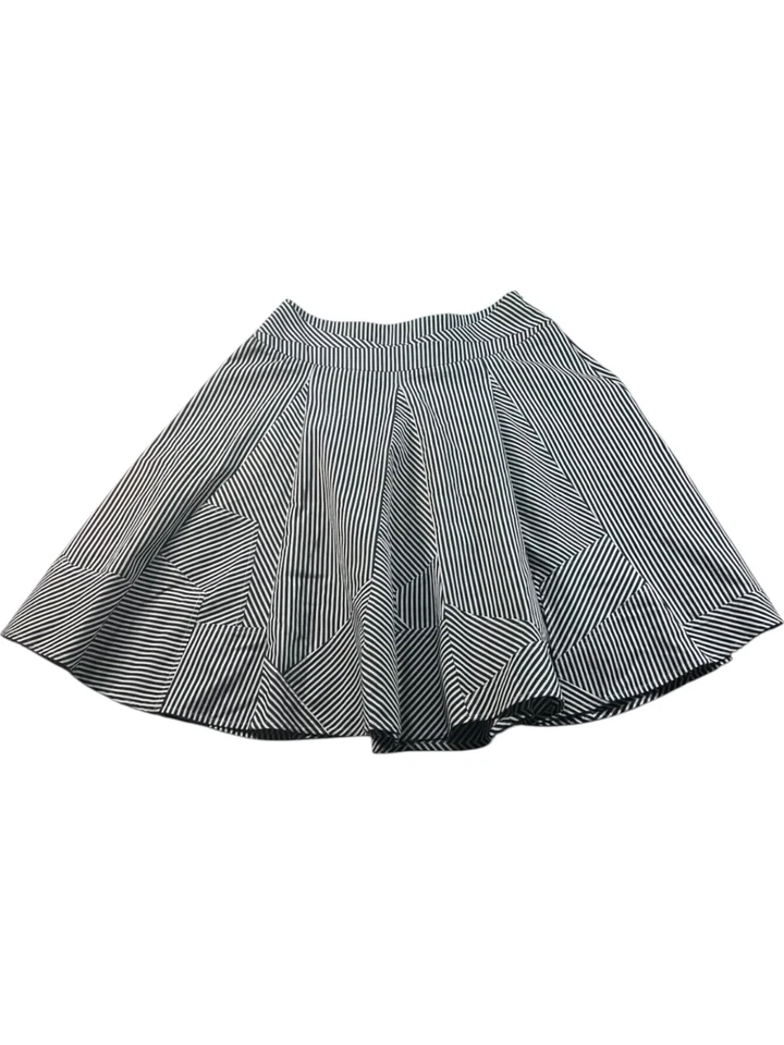 Falda Chelsea & Theodore para mujer talla 8 azul blanco a rayas elástica Foto 1 de 4