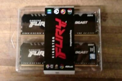 Kingston FURY Beast RGB 16GB (2 x 8GB)  Memory - Black - Image 1 of 2