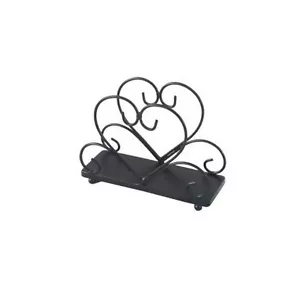 New Napkin Holder Black Heart Serviette Rack Organiser Kitchen Serving Wedding - Bild 1 von 1