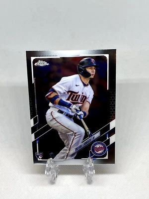 2021 Topps Chrome Update Baseball Trevor Larnach RC #USC69 - Image 1 of 2
