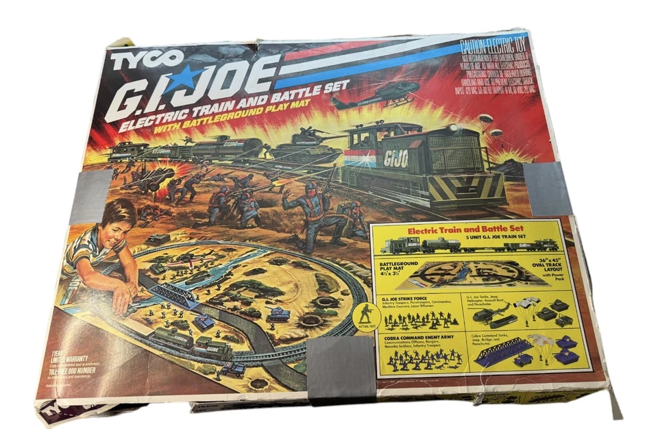 Vintage 1983 Tyco GI JOE Electric Train And Battle Set - Image 1 of 4