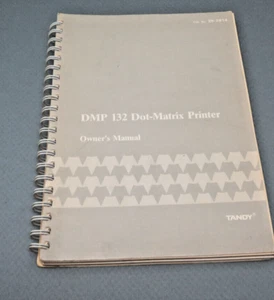 Vintage Tandy  DMP 132 Dot-Matrix Printer Owner's Manual 26-2814 - Picture 1 of 6