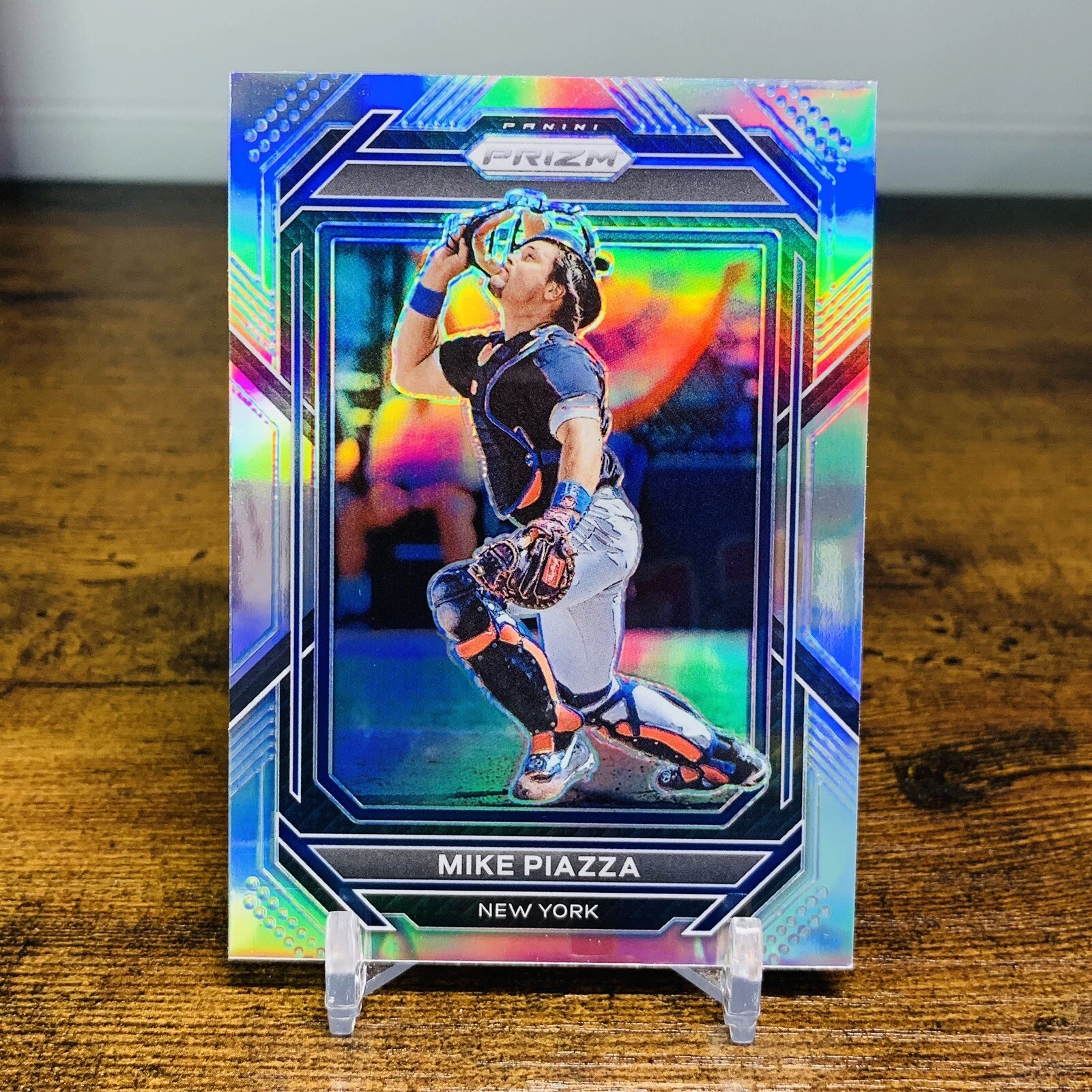 2023 Panini Prizm Prizms Silver #91 Mike Piazza New York Mets