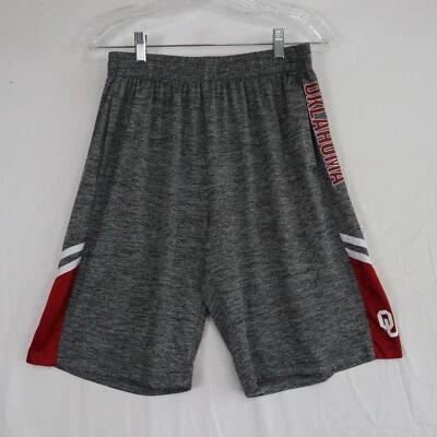 Oklahoma Sooners Shorts Boys Youth XL 20 Colosseum Activewear Gym Athletic Gray - Image 1 of 4