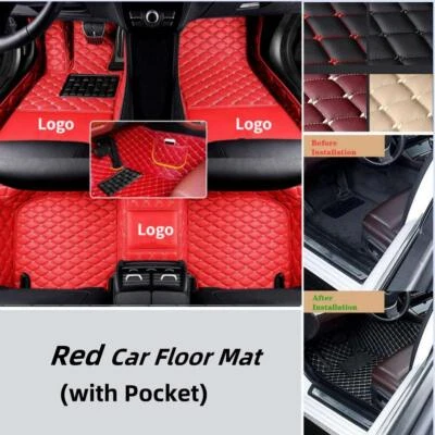 For Smart Fortwo-Forfour Car Floor Mats Custom No-Slip Carpets Foot Pads Liners Foto 1 de 4