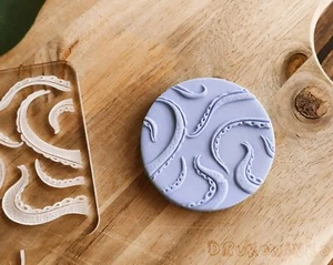 Cthulhu Tentáculo Monstruo Pulpo Marino - Sello Embossor para Galletas, Pastel - Imagen 1 de 5