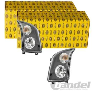 2x HELLA HALOGEN SCHEINWERFER SATZ passend für VW CRAFTER LINKS+RECHTS - Afbeelding 1 van 6