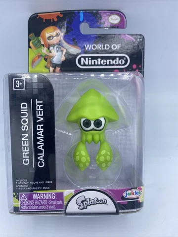 Green Squid World of Nintendo 2.5" Series 2-4 JAKKS Pacific Splatoon 2016 Cover