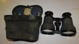 Antico binocolo metà 800 con custodia - Foto 1 di 11