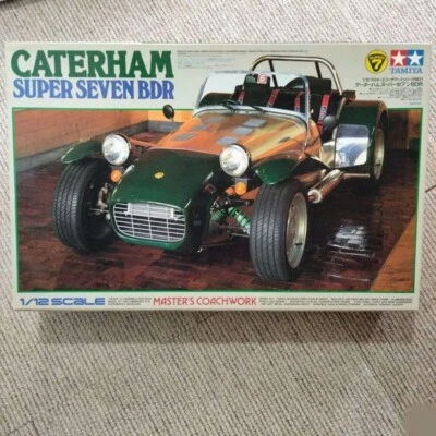 TAMIYA Caterham Super Seven BDR Master's Coachwork 1/12 Big Scale Plastic model - Immagine 1 di 4