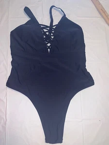 Neu mit Etikett Ekouaer Badeanzug blau Größe Large - Bild 1 von 5