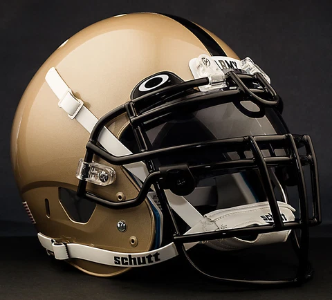 *CUSTOM* ARMY BLACK KNIGHTS NCAA Schutt XP Authentic GAMEDAY Football Helmet Cover