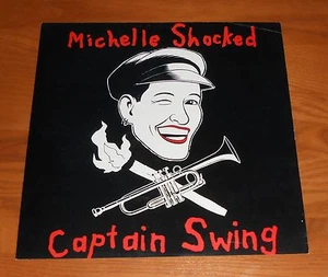Michelle Shocked Captain Swing Poster 2-seitig flach 1989 Promo 12x12 Alt Folk - Bild 1 von 3