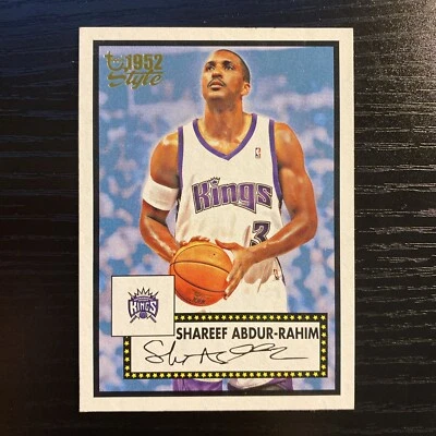2005 2006 TOPPS 1952 STYLE Shareef Abdur-Rahim #66 - Image 1 of 2