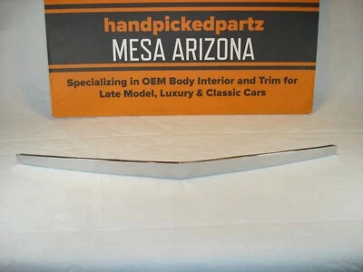 1988-1991 CADILLAC SEVILLE ELDORADO OEM ХРОМИРОВАННЫЙ КАПОТ КРОМКА ОТДЕЛКА МОЛДИНГ В СБОРЕ - Изображение 1 из 4