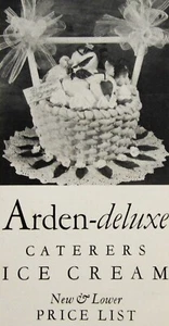 Vintage Arden Dairy Ice Cream Catalog Menu Price List Mold Cakes Catering 1950s - Picture 1 of 7