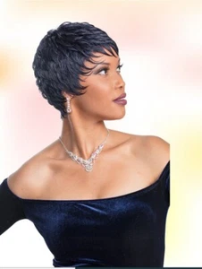 DNA  - BY BIBA CARMEN SYNTHETIC WIG SHORT SASSY PIXIE STYLE - Picture 1 of 8