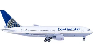 1:400 Aeroclassics Continental BOEING 767-200 Passenger Airplane Diecast Model - Picture 1 of 4