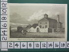 1814 Antique Gloucestershire Imprimé~Chapelle & École Dans Le Forêt De Dean